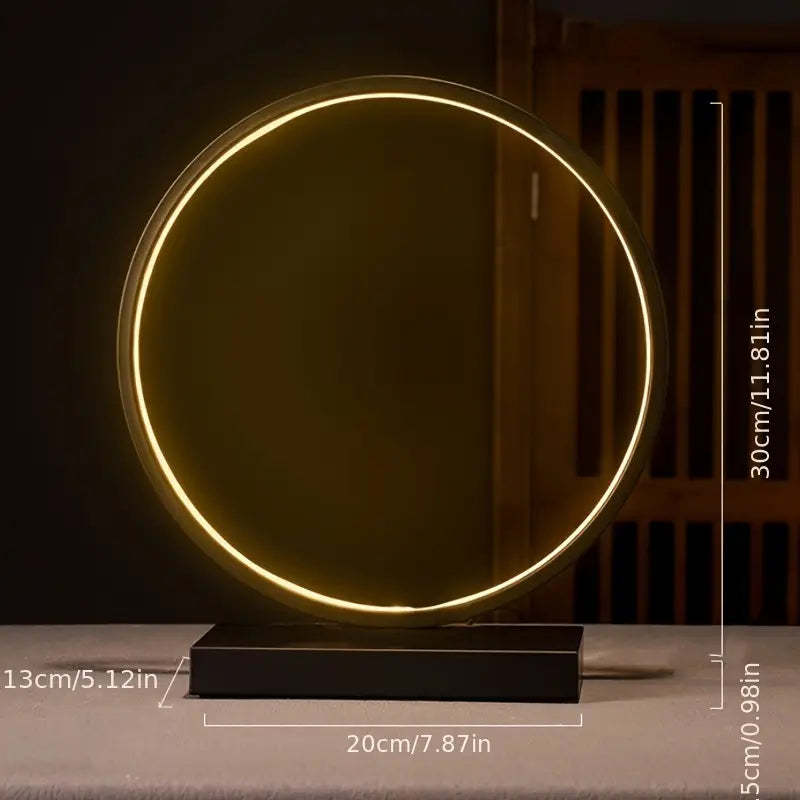 Chinese Style Creative Zen Decoration Home Backflow Incense Living Room LED Lamp