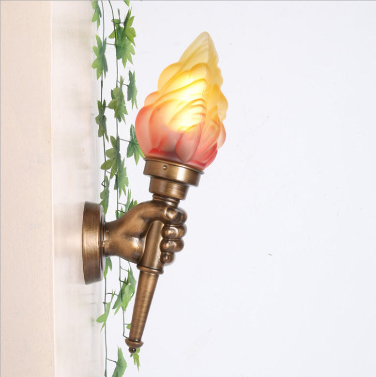 Best Creative torchbearer wall lamp