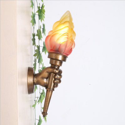 Best Creative torchbearer wall lamp