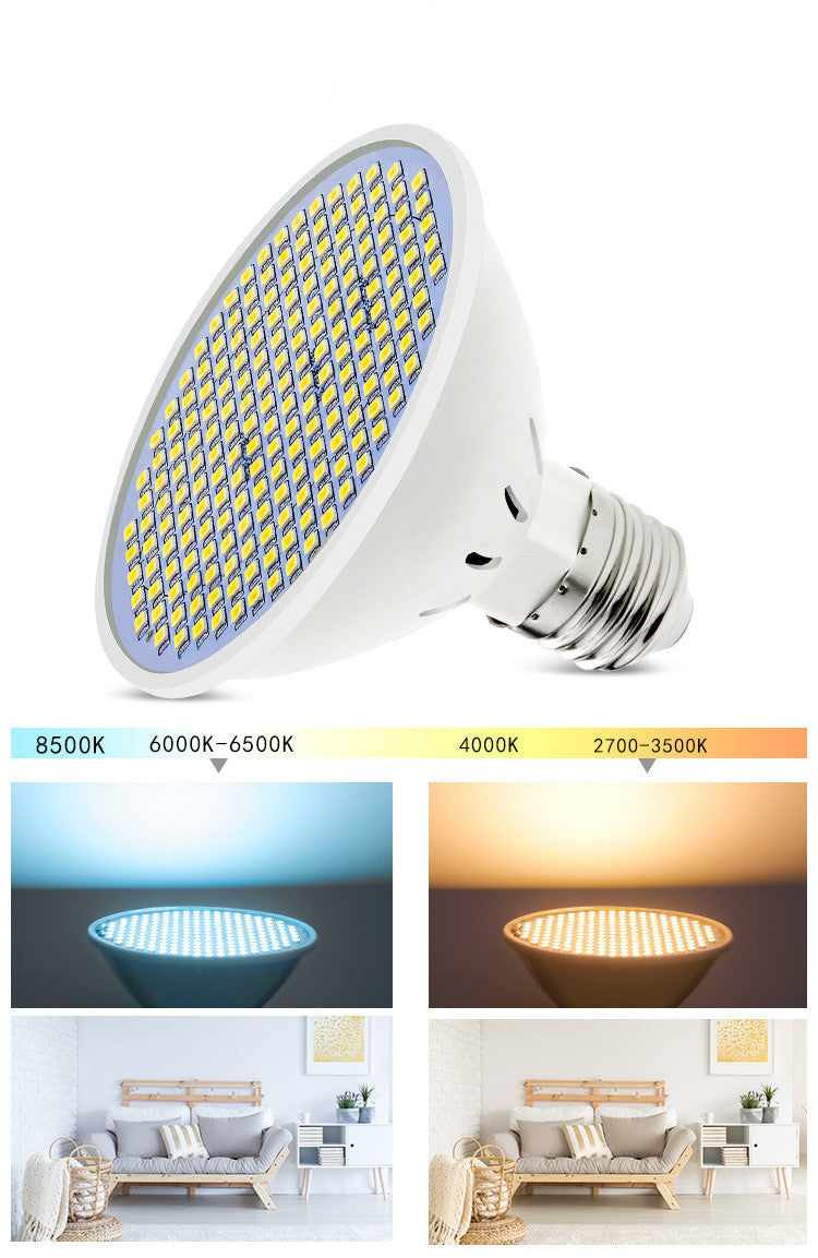 LED Lamp Cup E27 Household Energy-Saving Bulb 220V SMD
