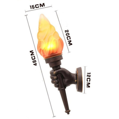 Best Creative torchbearer wall lamp