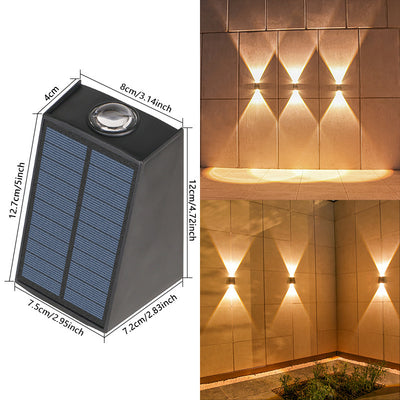 Premium Solar Outdoor Wall Lamp Courtyard Decoration Atmosphere Wall Lamp