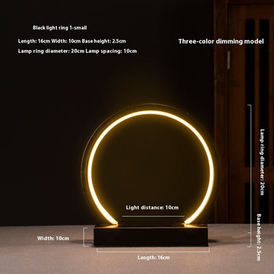 Chinese Style Creative Zen Decoration Home Backflow Incense Living Room LED Lamp
