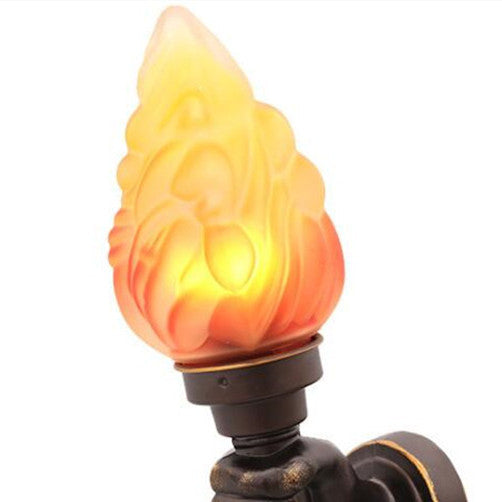 Best Creative torchbearer wall lamp