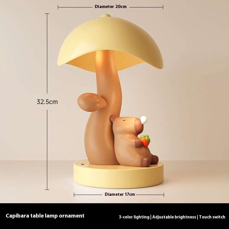 Best Cute Khaki Bedroom Table Lamp Home Decoration Ornaments
