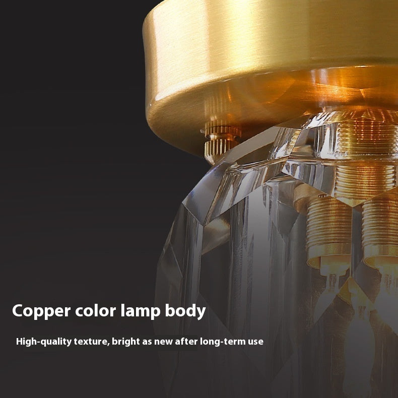 Crystal Wall Aisle Ceiling Lamp Simple Lamps