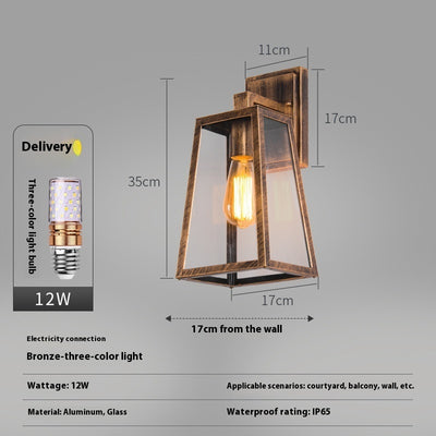 Outdoor Waterproof Wall Lamp Solar Outdoor