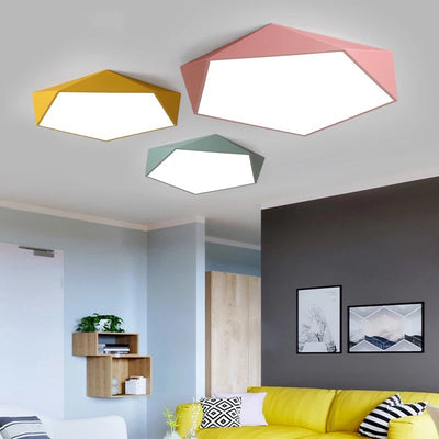 Best Color Ceiling Lamp Creative Geometric Room Lamp