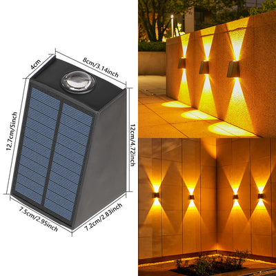 Premium Solar Outdoor Wall Lamp Courtyard Decoration Atmosphere Wall Lamp