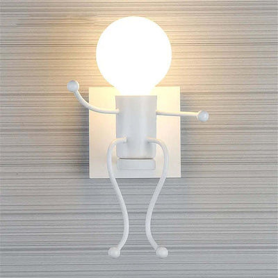 Best Creative Cartoon Villain Wall Lamp Simple Bedside Iron Lamp
