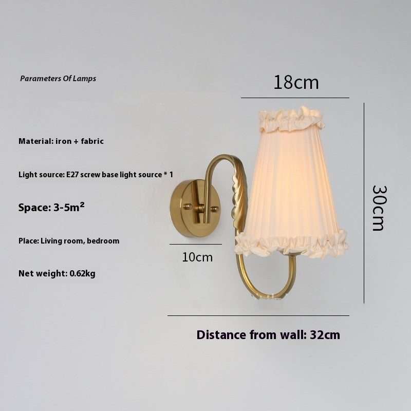 Wheat Wall Lamp Bedroom Bedside Lamps