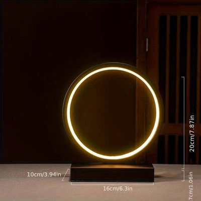 Chinese Style Creative Zen Decoration Home Backflow Incense Living Room LED Lamp