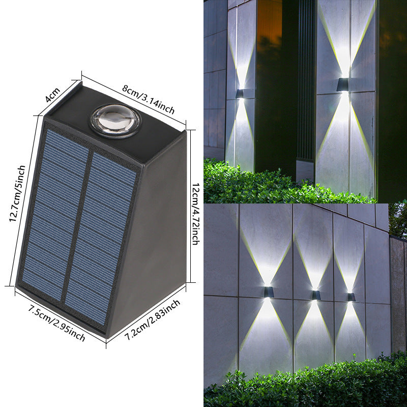 Premium Solar Outdoor Wall Lamp Courtyard Decoration Atmosphere Wall Lamp