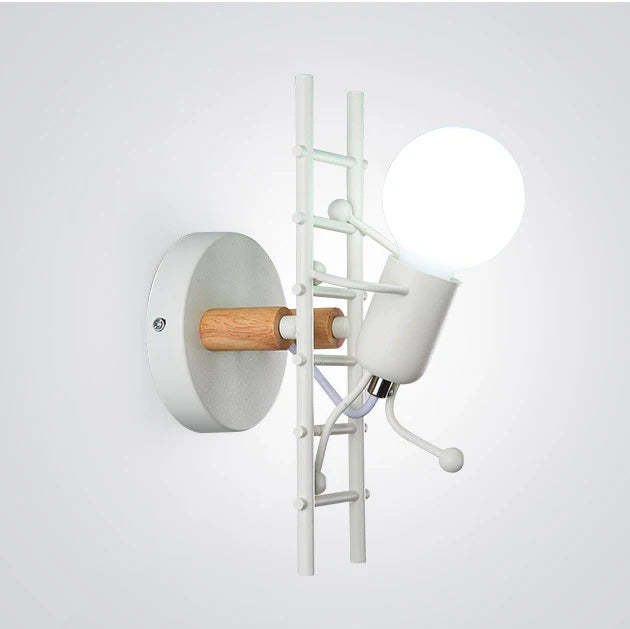 Best Creative Cartoon Villain Wall Lamp Simple Bedside Iron Lamp