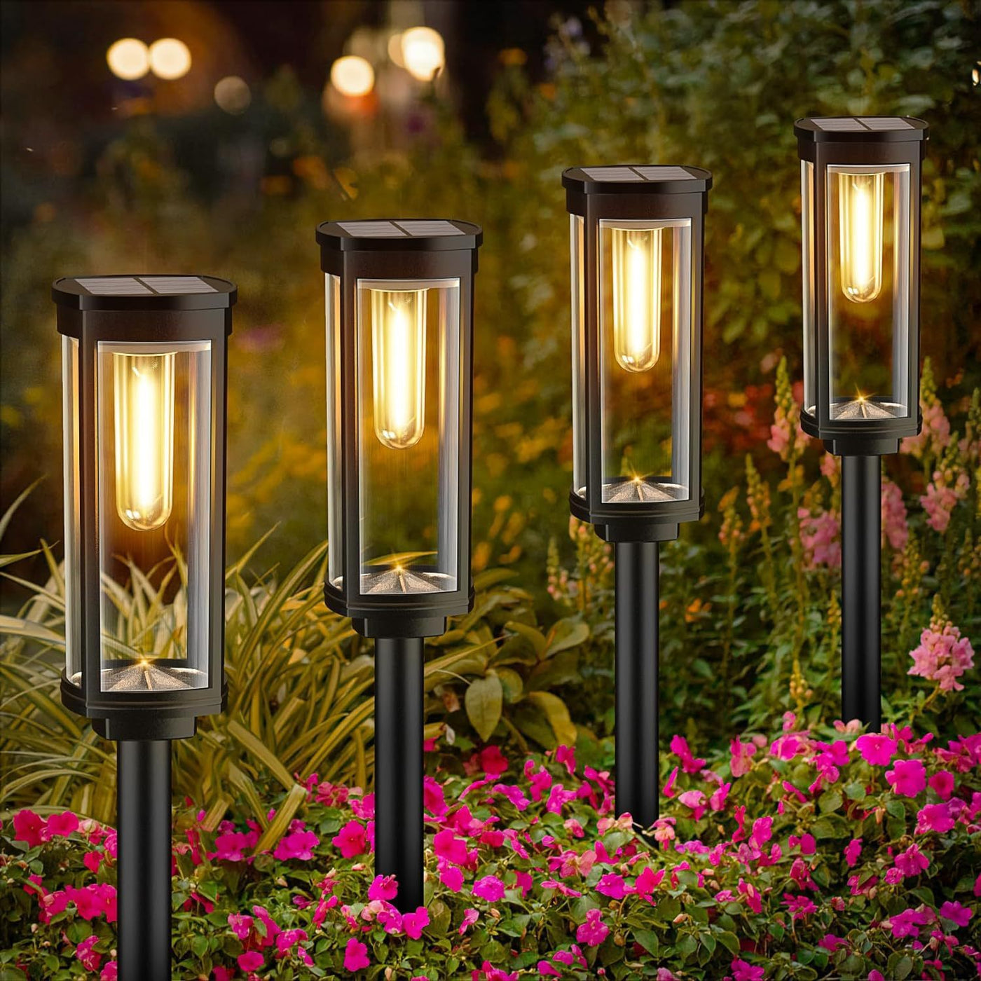 Solar Wire Lawn Lamp Outdoor Courtyard Ground Lamp