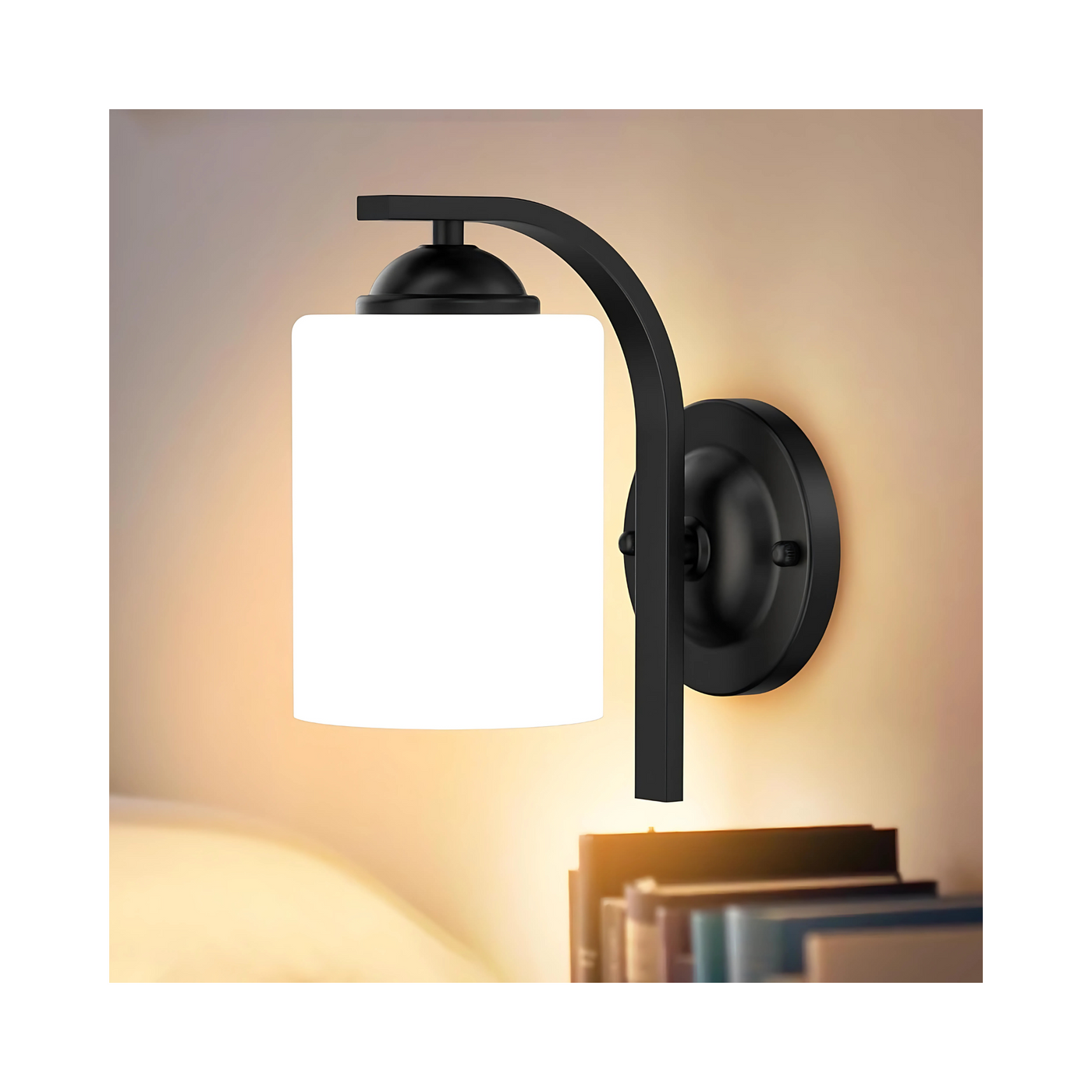 Modern Vanity Light Fixture Wall Skons Lamps For Bathroom With Glass Sheds