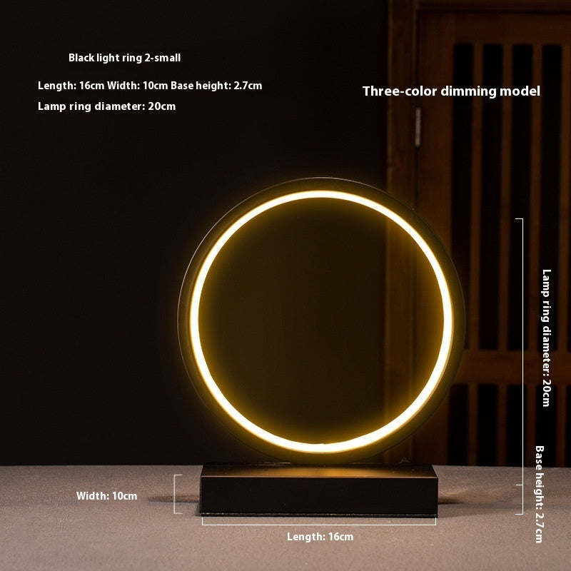 Chinese Style Creative Zen Decoration Home Backflow Incense Living Room LED Lamp
