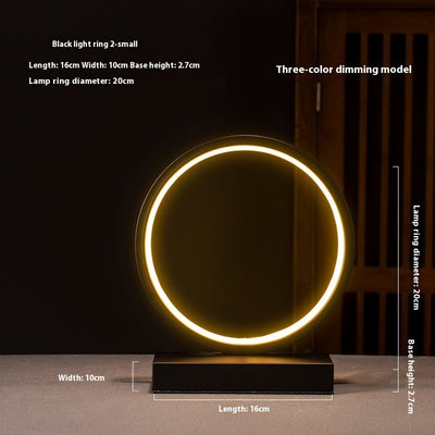 Chinese Style Creative Zen Decoration Home Backflow Incense Living Room LED Lamp