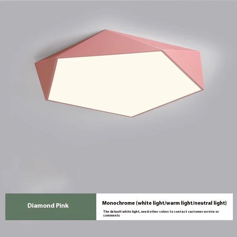 Best Color Ceiling Lamp Creative Geometric Room Lamp