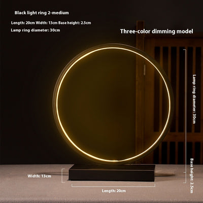Chinese Style Creative Zen Decoration Home Backflow Incense Living Room LED Lamp