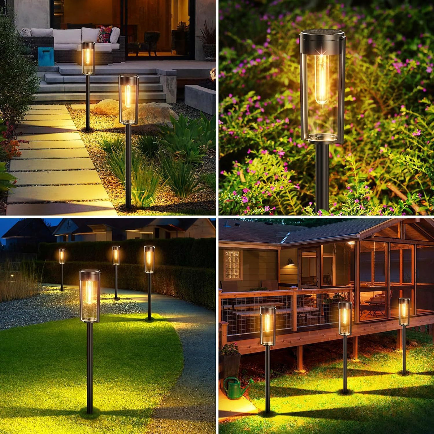 Solar Wire Lawn Lamp Outdoor Courtyard Ground Lamp