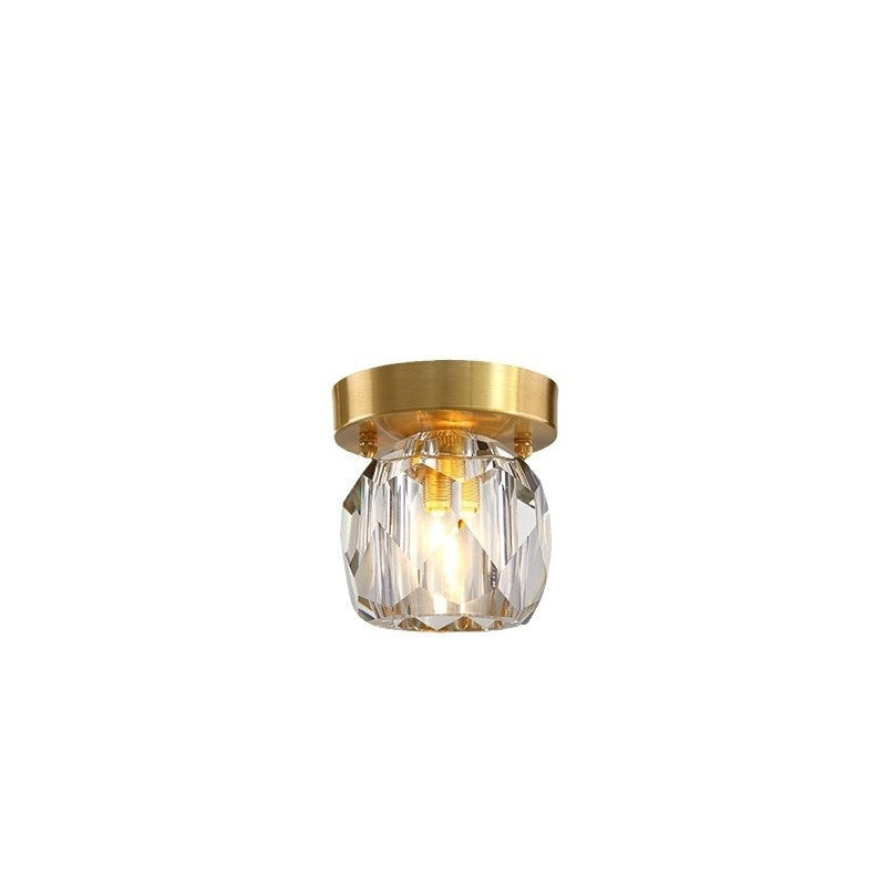 Crystal Wall Aisle Ceiling Lamp Simple Lamps