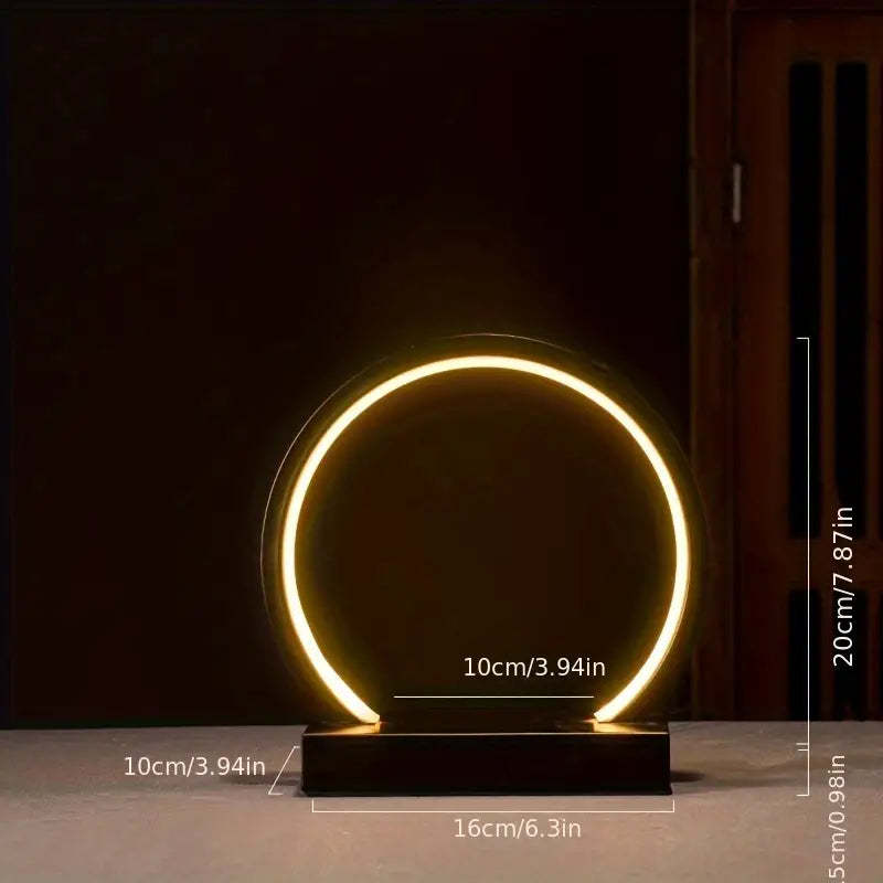 Chinese Style Creative Zen Decoration Home Backflow Incense Living Room LED Lamp
