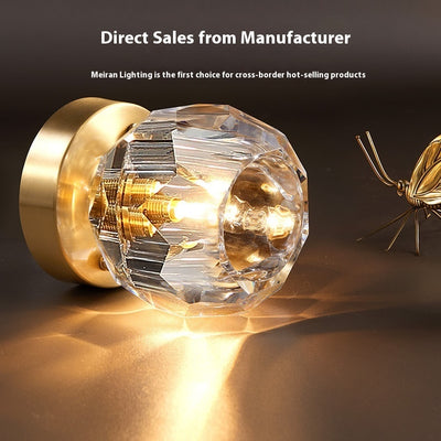 Crystal Wall Aisle Ceiling Lamp Simple Lamps