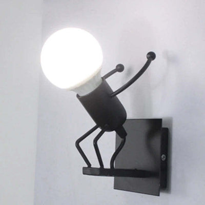 Best Creative Cartoon Villain Wall Lamp Simple Bedside Iron Lamp