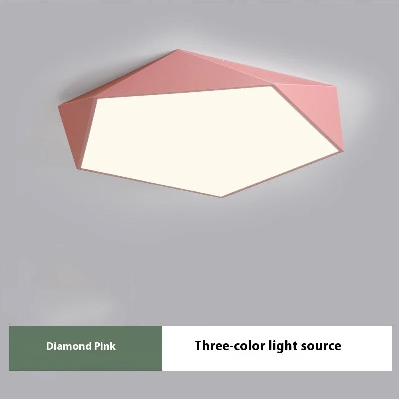 Best Color Ceiling Lamp Creative Geometric Room Lamp