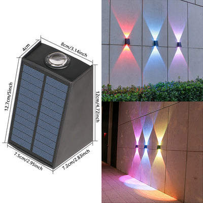 Premium Solar Outdoor Wall Lamp Courtyard Decoration Atmosphere Wall Lamp